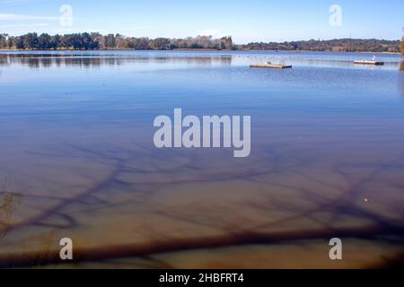 Lac Burley Griffin à Canberra Banque D'Images