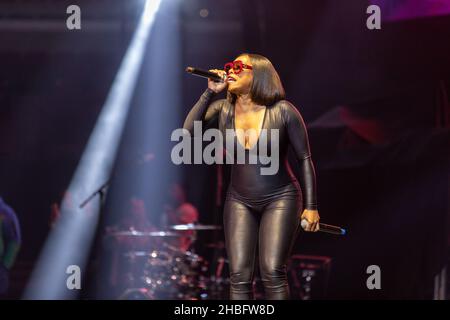 Washington, États-Unis.18th décembre 2021.Shawnna (Rashawnna Guy) pendant le iHeartRadio WGCI Big Jam le 18 décembre 2021, au United Center à Chicago, Illinois (photo de Daniel DeSlover/Sipa USA) Credit: SIPA USA/Alay Live News Banque D'Images