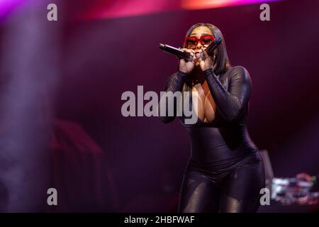 Washington, États-Unis.18th décembre 2021.Shawnna (Rashawnna Guy) pendant le iHeartRadio WGCI Big Jam le 18 décembre 2021, au United Center à Chicago, Illinois (photo de Daniel DeSlover/Sipa USA) Credit: SIPA USA/Alay Live News Banque D'Images