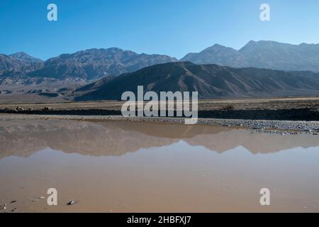 Ballarat est une ville fantôme à la périphérie du parc national de la Vallée de la mort, dans le désert de Mojave en Californie. Banque D'Images