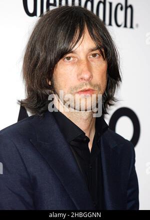 Bobby Gillespie de Primal Scream au Mojo Awards à la Brasserie de Londres. Banque D'Images