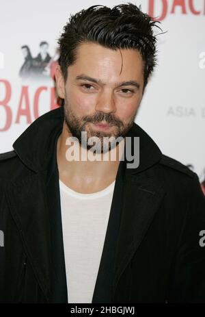 Dominic Cooper arrive au Backbeat Press Night à l'hôtel Duke of York de Londres Banque D'Images