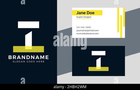 Résumé modèle de conception de logo T de la lettre de marque Premium Illustration de Vecteur