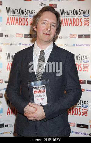 Jonathan Church Directeur artistique CFT aux Whatsonstage Awards au Palace Theatre de Londres. Banque D'Images