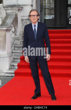 Bill Nighy participe à la première mondiale d'About Time à la Somerset House à Londres. Banque D'Images