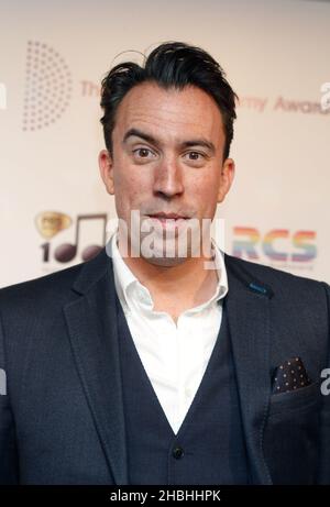 Christian O'Connell assiste aux radio Academy Awards au Grosvenor House Hotel de Londres. Banque D'Images