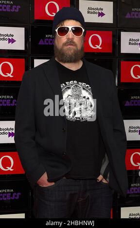 John Grant participe aux Xperia Access Q Awards au Grosvenor House Hotel de Londres. Banque D'Images