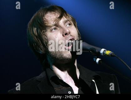 Franz Ferdinand se produit au Forum le 23 août 2006 à Londres. Banque D'Images