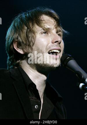 Franz Ferdinand se produit au Forum le 23 août 2006 à Londres. Banque D'Images