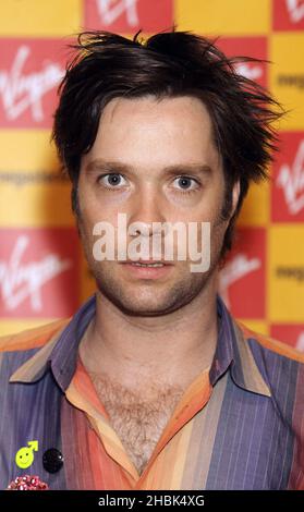 Rufus Wainwright lors d'un concert en magasin et d'une session de signature à Virgin Megastore, à Oxford Street, dans le centre de Londres, le 14 mai 2007. Banque D'Images