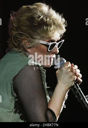 Deborah Harry de Blondie se produit à Carling Apollo Hammersmith, le 11,2007 juillet à Londres. Banque D'Images