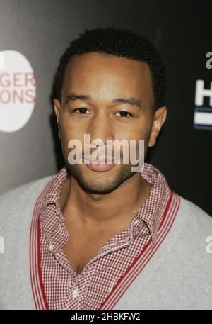 John Legend arrive aux sessions Hilfiger au Porchester Hall, Londres. Banque D'Images