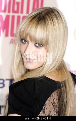 Fearne Cotton arrive aux BT Digital Music Awards 2008, au Roundhouse, à Camden, dans le nord de Londres. Banque D'Images