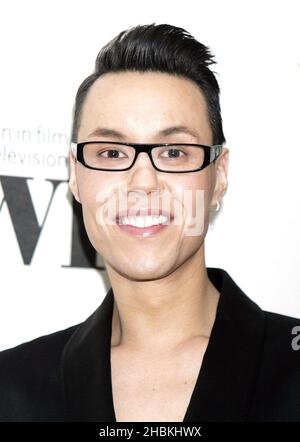 GOK WAN arrive aux prix Target Women in film and Television à l'hôtel Hilton dans le centre de Londres. Banque D'Images