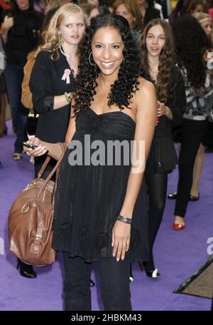 Su-Elize arrive à la première de 'Jonas Brothers: The 3D concert Experience' à l'Empire Theatre de Leicester Square, Londres Banque D'Images