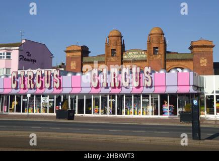 GREAT YARMOUTH, ROYAUME-UNI - 18 avril 2018 : l'hippodrome historique de Great Yarmouth, Norfolk, Royaume-Uni Banque D'Images