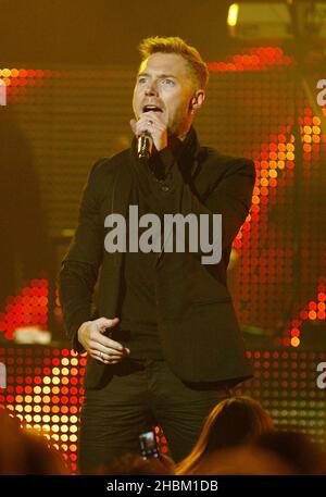 Ronan Keating de Boyzone se produit au Royal Albert Hall, Londres Banque D'Images