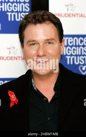 Richard Arnold arrive à la Lighthouse Gala Auction à l'aide de Terrence Higgins Trust, Christies, Londres Banque D'Images