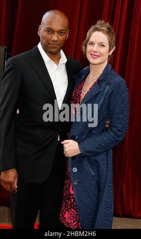 Colin Salmon arrive pour un « public avec Michael Bublé » aux London Studios, dans le centre de Londres. Banque D'Images