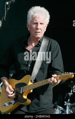 Graham Nash de Crosby, Stills et Nash se produire sur scène au Hard Rock Calling, Hyde Park, Londres Banque D'Images