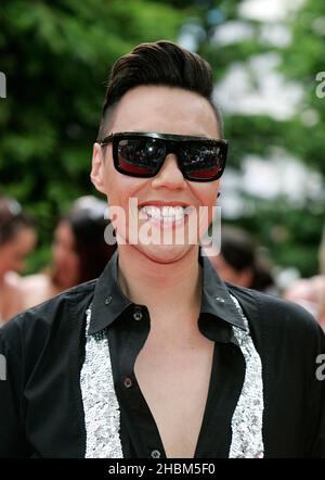 GOK WAN arrive au Twilight Saga Eclipse Premiere à l'Odeon, Leicester Square, Londres. Banque D'Images