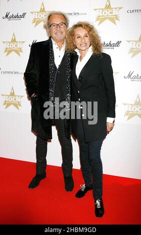 Mick Jones, de l'étranger, participe aux Classic Rock Awards au Roundhouse de Camden, Londres. Banque D'Images