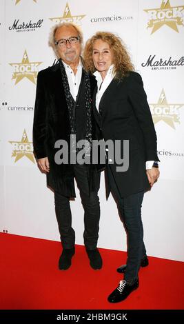 Mick Jones, de l'étranger, participe aux Classic Rock Awards au Roundhouse de Camden, Londres. Banque D'Images