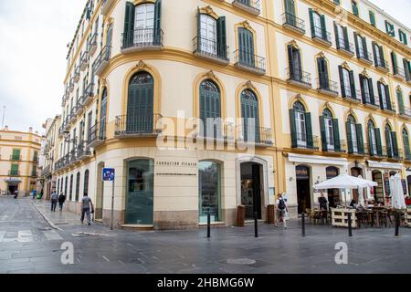 Lieu de naissance de Pablo Picasso à Malaga, Espagne Banque D'Images