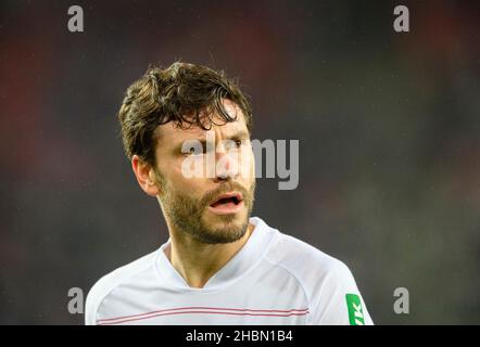 Jonas HECTOR (K) Soccer 1.Bundesliga, 17th match day, FC Cologne (K) - VfB Stuttgart (S) 1: 0, le 19 décembre 2021 à Koeln/Allemagne.#DFL les règlements interdisent toute utilisation de photographies comme séquences d'images et/ou quasi-vidéo # Â Banque D'Images