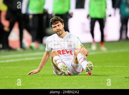 Jonas HECTOR (K) sur le terrain de football 1.Bundesliga, 17th match day, FC Cologne (K) - VfB Stuttgart (S), le 19 décembre 2021 à Koeln/Allemagne.#DFL les règlements interdisent toute utilisation de photographies comme séquences d'images et/ou quasi-vidéo # Â Banque D'Images