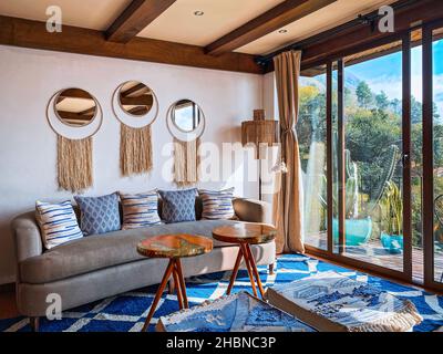 Casa Palopó, un hôtel de caractère situé sur les rives du lac Atitlán, au Guatemala Banque D'Images