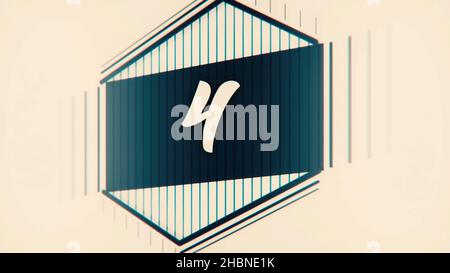 Compte à rebours de la ligne de repère du film avec les chiffres dessinés.Stop motion pastel compte à rebours animation de dessin animé sur fond de tableau noir - nouvelle qualité unique fait main rétro Banque D'Images