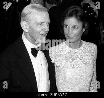 Fred Astaire Robyn Smith 2nd épouse 1985Photo de John Barrett/PHOTOlink Banque D'Images