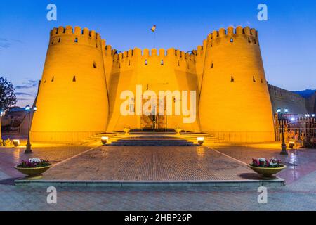 Murs de la Citadelle à Khujand, Tadjikistan Banque D'Images