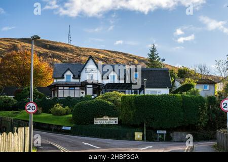 De Corpach et le Ben Nevis, Fort William, Highland, Scotland, UK Banque D'Images