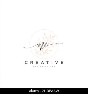 PAS d'écriture initiale modèle géométrique minimaliste logo art vectoriel, logo pour la beauté d'affaires, la mode, et d'autres art Illustration de Vecteur