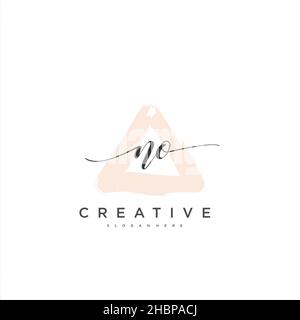 PAS d'écriture initiale modèle géométrique minimaliste logo art vectoriel, logo pour la beauté d'affaires, la mode, et d'autres art Illustration de Vecteur