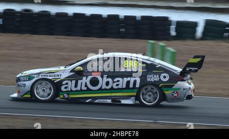 Craig Lowndes V8 Supercars à Willowbank QLD Banque D'Images