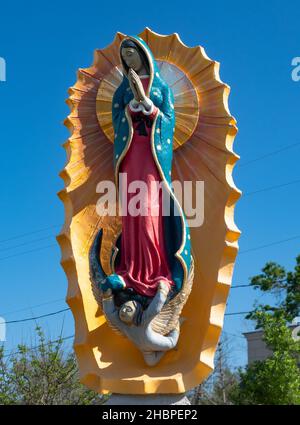 Temple notre-Dame de Guadalupe à l'église catholique Saint-Paul à Pass Christian, Mississippi Banque D'Images