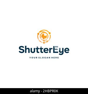 Logo ShutterEye minimaliste Illustration de Vecteur