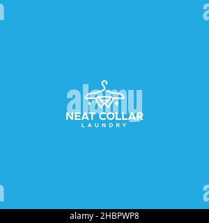 Design minimaliste avec logo « Net Collar » Illustration de Vecteur