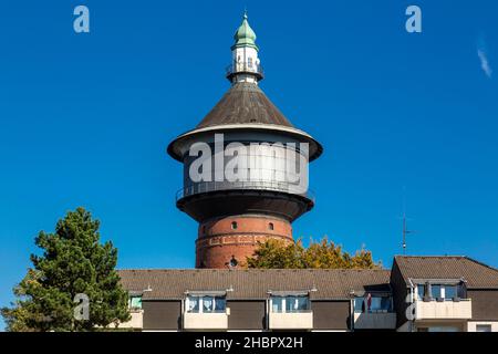 Deutschland, Velbert, Velbert-Mitte, Bergisches Land, Niederbergisches Land,Niederberg, Rheinland, Nordrhein-Westfalen, NRW, Historischer Wasserturm, Banque D'Images