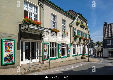 Deutschland, Mettmann, Bergisches Land, Niederbergisches Land, Niederberg,Rheinland, Nordrhein-Westfalen, NRW, historisches Weltspiegel Kino, Filmthe Banque D'Images