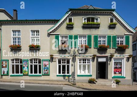 Deutschland, Mettmann, Bergisches Land, Niederbergisches Land, Niederberg,Rheinland, Nordrhein-Westfalen, NRW, historisches Weltspiegel Kino, Filmthe Banque D'Images