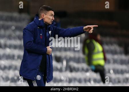 Paul Heckingbottom, directeur de Sheffield United Banque D'Images