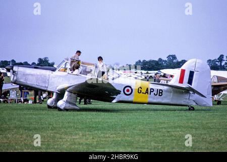 Le rallye vol pour le plaisir à Sywell en 1975 Banque D'Images