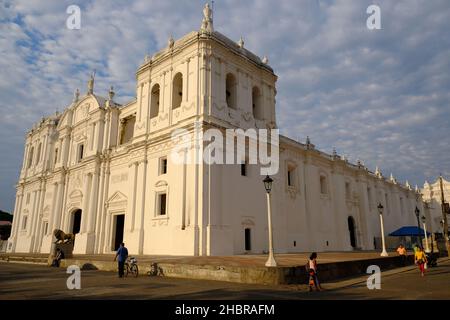 Leon du Nicaragua - Cathédrale-Basilique de l'Assomption de la Sainte Vierge Marie Banque D'Images