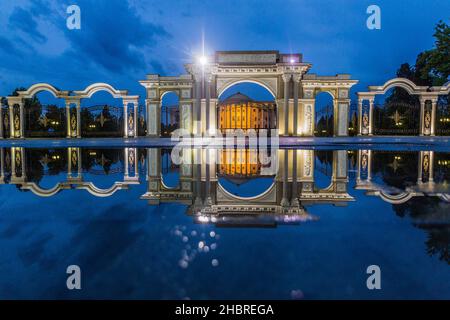 Palais des Nations résidence officielle du Président du Tadjikistan à Douchanbé, capitale du Tadjikistan Banque D'Images