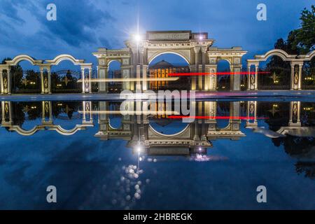 Palais des Nations résidence officielle du Président du Tadjikistan à Douchanbé, capitale du Tadjikistan Banque D'Images