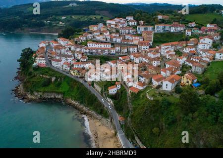 Paysages côtiers de la Principauté des Asturies. Banque D'Images
